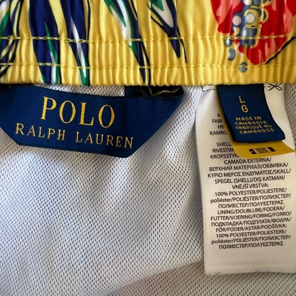Polo Ralph Lauren Hibiscus Floral Swim Trunks Large‎ - Picture 6 of 7